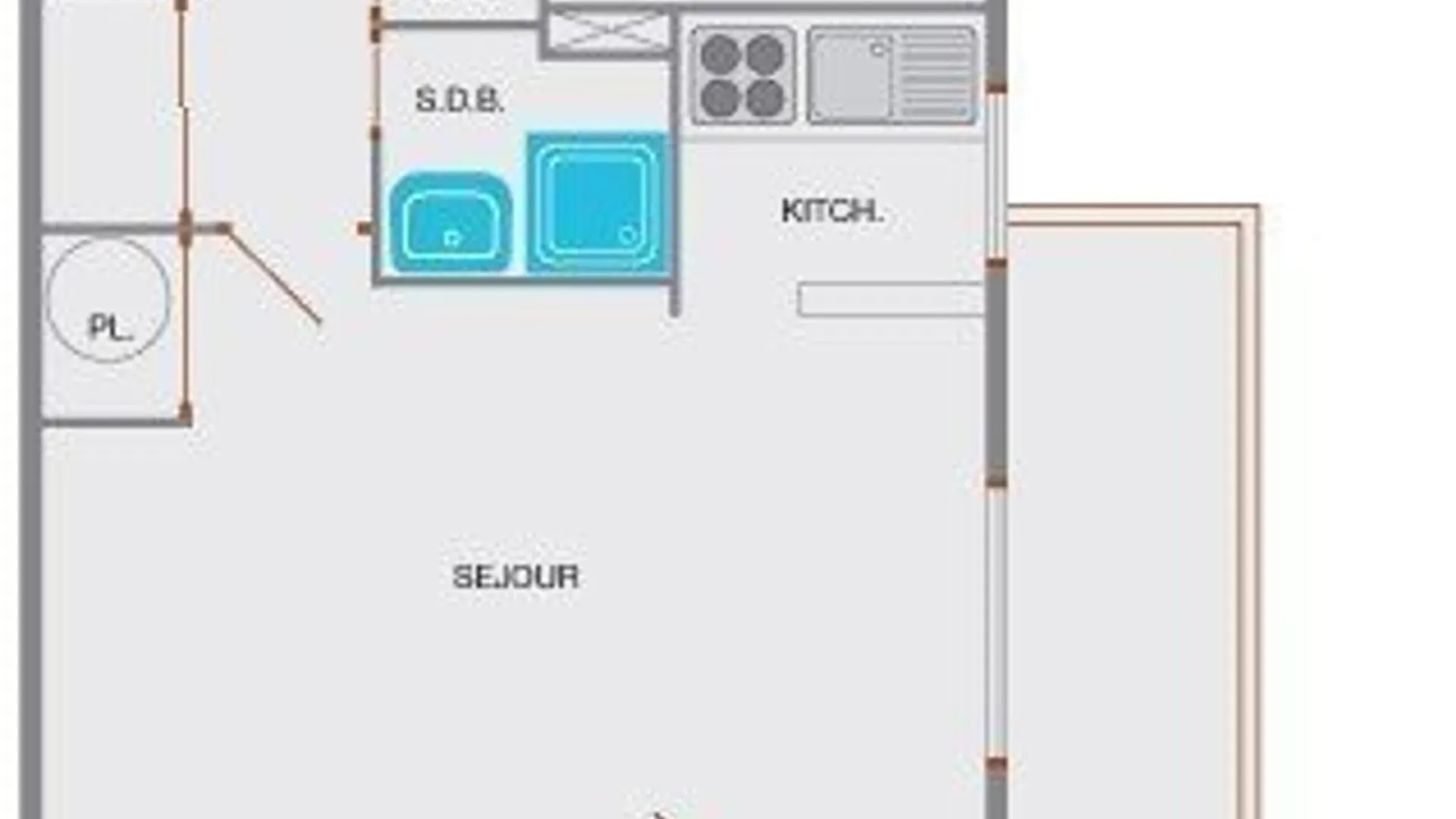 Studio Le Grand-Bornand, 1 pièce, 5 personnes - FR-1-241-165 Francia